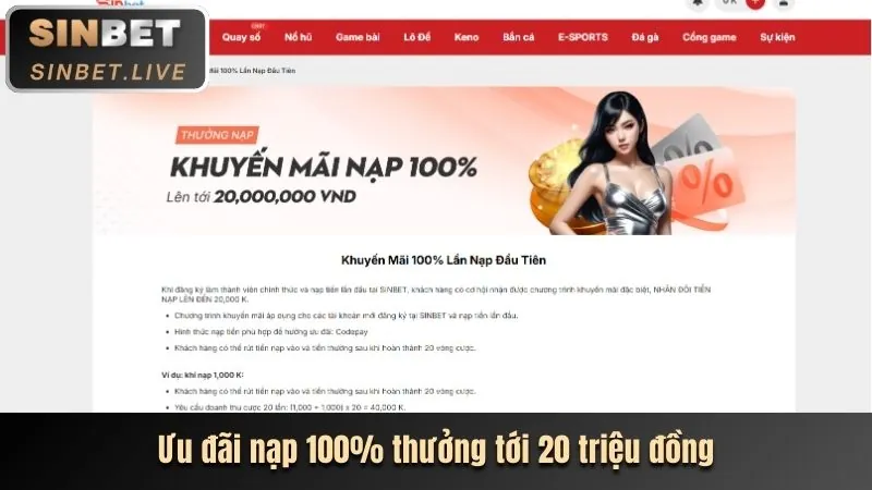 Khuyến Mãi Chào Mừng Hubet